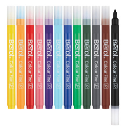 Colour Fine Tip Lot de 12 (3 ans et +) dans le groupe Kids / Crayons pours les enfants / Feutres pour les enfants chez Pen Store (104848)