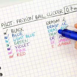 FriXion Clicker 0.7 Lot de 10 dans une trousse dans le groupe Stylos / Écrire / Stylos encre gel chez Pen Store (104861)