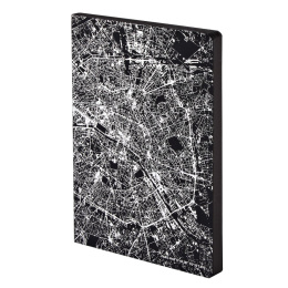 Notebook Graphic Traveller - Nightflight Paris Silver dans le groupe Papiers & Blocs / Écrire et consigner / Carnets chez Pen Store (104889)