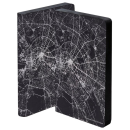 Notebook Graphic Traveller - Nightflight Berlin Silver dans le groupe Papiers & Blocs / Écrire et consigner / Carnets chez Pen Store (104890)