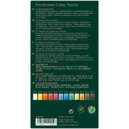 Crayons de couleur Polychromos Lot de 12 dans le groupe Stylos / Crayons d'artistes / Crayons de couleurs chez Pen Store (105074)