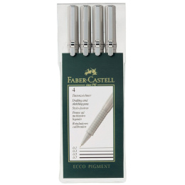 Stylo à dessin Ecco Pigment Lot de 4 dans le groupe Stylos / Écrire / Feutres Fineliners chez Pen Store (105156)