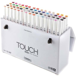 Twin Brush Marker ensemble de 60 A dans le groupe Stylos / Crayons d'artistes / Feutres d'illustrations chez Pen Store (105318)
