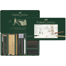 PITT Monochrome Lot de 33 dans le groupe Matériels d'artistes / Craie et Graphite / Graphite et crayon à papier chez Pen Store (105978)