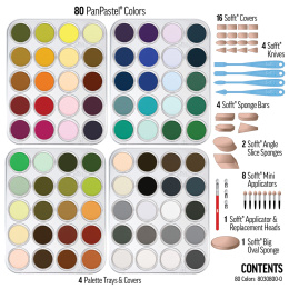 80 Color Set dans le groupe Matériels d'artistes / Couleurs de l'artiste / Pastels / Pastel sec chez Pen Store (106106)
