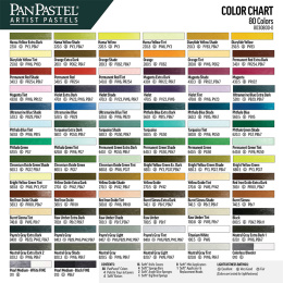 80 Color Set dans le groupe Matériels d'artistes / Couleurs de l'artiste / Pastels / Pastel sec chez Pen Store (106106)