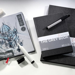 The Grey Book A5 dans le groupe Papiers & Blocs / Bloc Artiste / Cahiers d'esquisses chez Pen Store (106115)