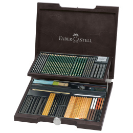 PITT Monochrome Coffret en bois dans le groupe Matériels d'artistes / Craie et Graphite / Graphite et crayon à papier chez Pen Store (106239)