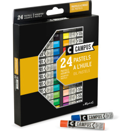 Campus Pastels à l'huile ensemble de 24 dans le groupe Matériels d'artistes / Craie et Graphite / Craies pastel chez Pen Store (106246)