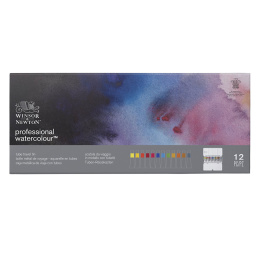 Tube d'aquarelle professionnel 5ml 12-set dans le groupe Matériels d'artistes / Couleurs de l'artiste / Peinture aquarelle / Aquarelle en tube chez Pen Store (106250)