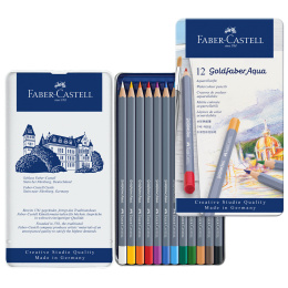 Goldfaber Aqua Crayons Aquarelle Lot de 12 dans le groupe Stylos / Crayons d'artistes / Crayons aquarellables chez Pen Store (106633)
