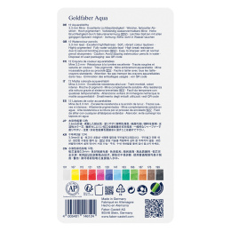 Goldfaber Aqua Crayons Aquarelle Lot de 12 dans le groupe Stylos / Crayons d'artistes / Crayons aquarellables chez Pen Store (106633)