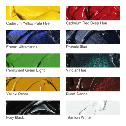 Winton Peinture à l'huile Tube 37 ml ensemble de 10 dans le groupe Matériels d'artistes / Couleurs de l'artiste / Peintures à l'huile chez Pen Store (107256)