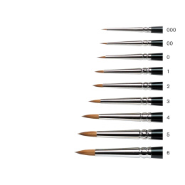 Serie 7 Pinceau en poils de martre Miniature Taille 0 dans le groupe Matériels d'artistes / Pinceaux / Pinceaux minces chez Pen Store (107677)
