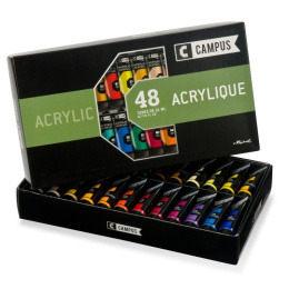 Ensemble de peinture acrylique Campus 48x21ml tubes dans le groupe Matériels d'artistes / Couleurs de l'artiste / Peinture acrylique chez Pen Store (107972)