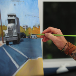 Pinceau synthétique Freestyle Rond T4 dans le groupe Matériels d'artistes / Pinceaux / Pinceaux acrylique chez Pen Store (108080)