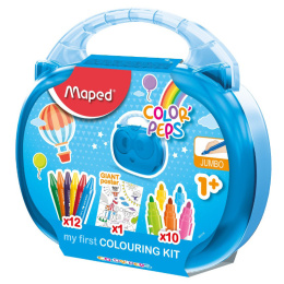 Color Peps Crayons de couleur & Craies de cire Lot de 22 + Poster (1 an et +) dans le groupe Kids / Crayons pours les enfants / Feutres pour les enfants chez Pen Store (108777)