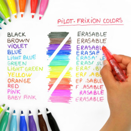Frixion Colors Lot de 12 Feutres Effaçables (3 ans et +) dans le groupe Stylos / Crayons d'artistes / Feutres chez Pen Store (109080)