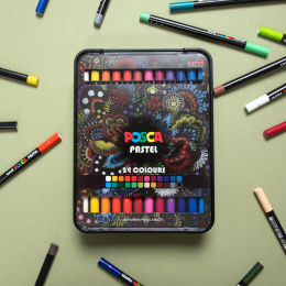 Crayons pastel Posca Pastel lot de 24 dans le groupe Matériels d'artistes / Couleurs de l'artiste / Pastels chez Pen Store (110411)