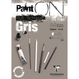 Paint'ON Bloc artiste Gris A4 dans le groupe Papiers & Blocs / Bloc Artiste / Bloc Mixed Media chez Pen Store (110414)