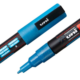 Posca PC-3M Glitter Blue Tones lot de 4 dans le groupe Stylos / Crayons d'artistes / Feutres d'illustrations chez Pen Store (110417)