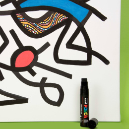 Posca Marker Black lot de 8 dans le groupe Stylos / Crayons d'artistes / Feutres d'illustrations chez Pen Store (110418)