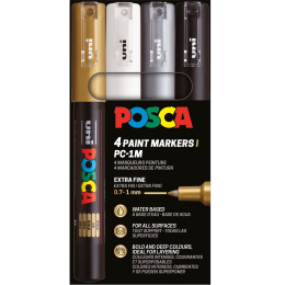 PC-1MC Metallic lot de 4 dans le groupe Stylos / Crayons d'artistes / Feutres d'illustrations chez Pen Store (110420)