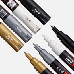 Posca PC-1MC Metallic lot de 4 dans le groupe Stylos / Crayons d'artistes / Feutres d'illustrations chez Pen Store (110420)
