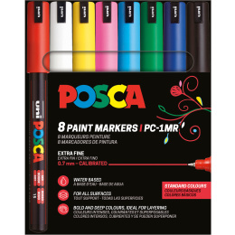 PC-1MR Standard Colours lot de 8 dans le groupe Stylos / Crayons d'artistes / Feutres d'illustrations chez Pen Store (110433)