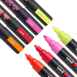 Posca PC-5M Neon lot de 4 dans le groupe Stylos / Crayons d'artistes / Feutres d'illustrations chez Pen Store (110434)