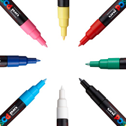 Posca PC-1MC Standard Colours lot de 8 dans le groupe Stylos / Crayons d'artistes / Feutres d'illustrations chez Pen Store (110436) Posca PC-1MC Standard Colours lot de 8 dans le groupe Stylos / Crayons d'artistes / Feutres d'illustrations chez Pen Store (110436)
