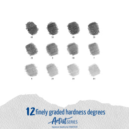 Mars Lumograph lot de 12 Design dans le groupe Matériels d'artistes / Craie et Graphite / Graphite et crayon à papier chez Pen Store (110871)