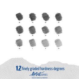 Mars Lumograph lot de 12 Sketching dans le groupe Matériels d'artistes / Craie et Graphite / Graphite et crayon à papier chez Pen Store (110872)