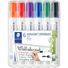 Lumocolor Whiteboard marker 6-pack 2 mm dans le groupe Stylos / Bureau / Marquers pour tableau blanc chez Pen Store (111000)