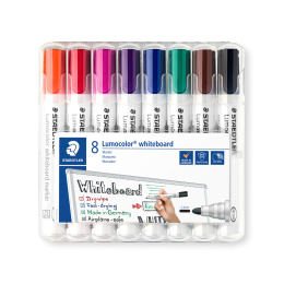 Lumocolor Whiteboard Round lot de 8 dans le groupe Stylos / Bureau / Marquers pour tableau blanc chez Pen Store (111005)