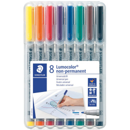 Lumocolor Non-permanent Medium lot de 8 dans le groupe Stylos / Bureau / Marquers chez Pen Store (111071)