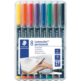 Lumocolor permanent Fine lot de 8 dans le groupe Stylos / Bureau / Marquers chez Pen Store (111073)