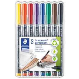 Lumocolor permanent Medium lot de 8 dans le groupe Stylos / Bureau / Marquers chez Pen Store (111074)