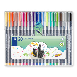 Triplus Fineliner lot de 20 dans le groupe Stylos / Crayons d'artistes / Feutres chez Pen Store (111087)