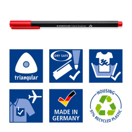 Triplus Fineliner lot de 20 dans le groupe Stylos / Crayons d'artistes / Feutres chez Pen Store (111087)