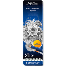 Mars Lumograph Aqua lot de 5 dans le groupe Stylos / Crayons d'artistes / Crayons aquarellables chez Pen Store (111230)