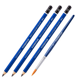 Mars Lumograph Aqua lot de 5 dans le groupe Stylos / Crayons d'artistes / Crayons aquarellables chez Pen Store (111230)