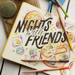 Sketchbook A4 Golden Yellow dans le groupe Papiers & Blocs / Bloc Artiste / Cahiers d'esquisses chez Pen Store (111766)