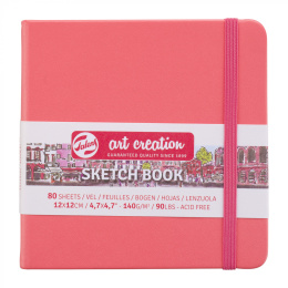 Sketchbook Coral Red 12x12 cm dans le groupe Papiers & Blocs / Bloc Artiste / Cahiers d'esquisses chez Pen Store (111769)