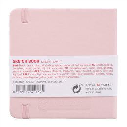 Sketchbook Pastel Pink 12x12 cm dans le groupe Papiers & Blocs / Bloc Artiste / Cahiers d'esquisses chez Pen Store (111776)