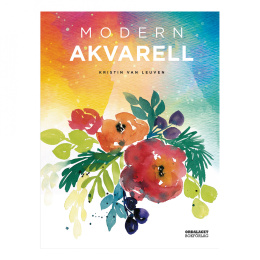 Modern Akvarell - Aquarelle Moderne dans le groupe Loisirs créatifs / Livres / Livres d'instruction chez Pen Store (112420)