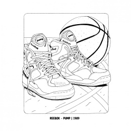 Sneaker Coloring Book dans le groupe Loisirs créatifs / Livres / Album de coloriage pour les adultes chez Pen Store (112487)