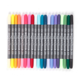 Feutres de coloriage Two-Tip lot de 20 2 dans le groupe Stylos / Crayons d'artistes / Feutres chez Pen Store (112502)