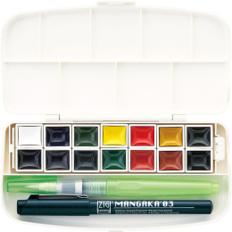 Transparent Watercolor lot de 14 dans le groupe Matériels d'artistes / Couleurs de l'artiste / Peinture aquarelle / Aquarelle en godet chez Pen Store (112513)