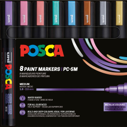 PC-5M Metallic Colours lot de 8 dans le groupe Stylos / Crayons d'artistes / Feutres d'illustrations chez Pen Store (112630)